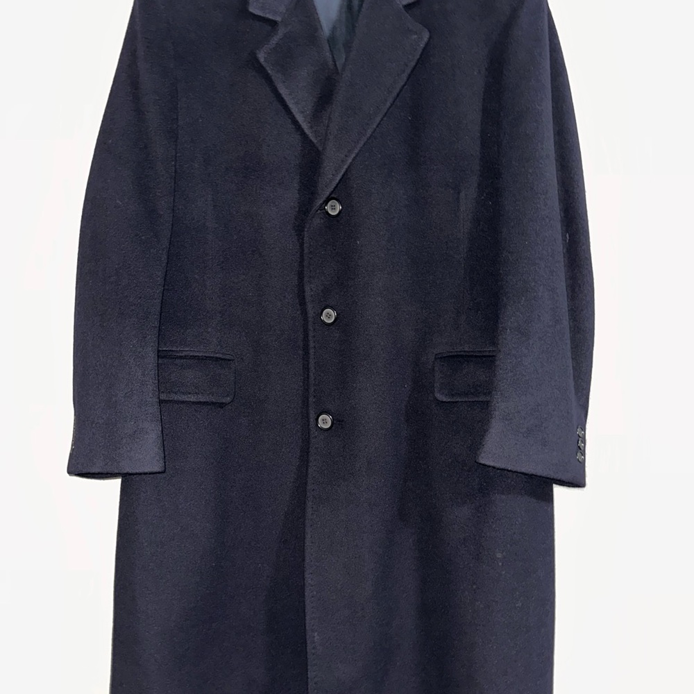 Men's Black Overcoat